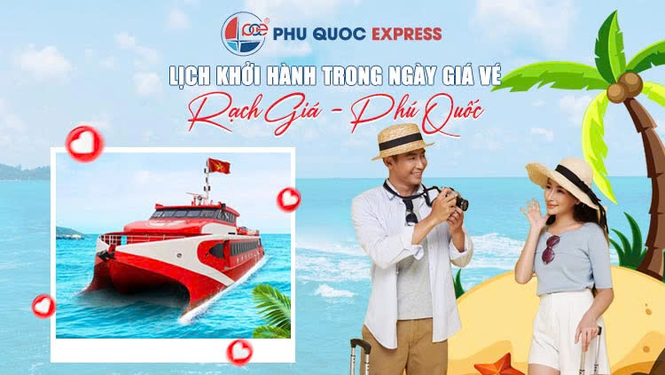 Lịch Tàu Rạch Giá - Phú Quốc 2026 (Tàu Phú Quốc Express)