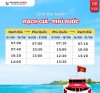 Thông Báo: Lịch Tàu Rạch Giá - Phú Quốc 8/2025