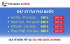 Bảng Giá Vé Tàu Đi Phú Quốc Tết 2026 (Rạch Giá/Hà Tiên)