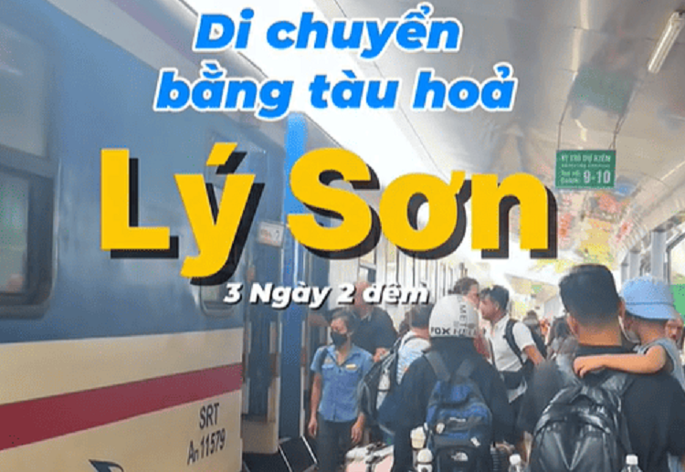 Review du lịch Lý Sơn bằng tàu hoả 3 ngày 2 đêm